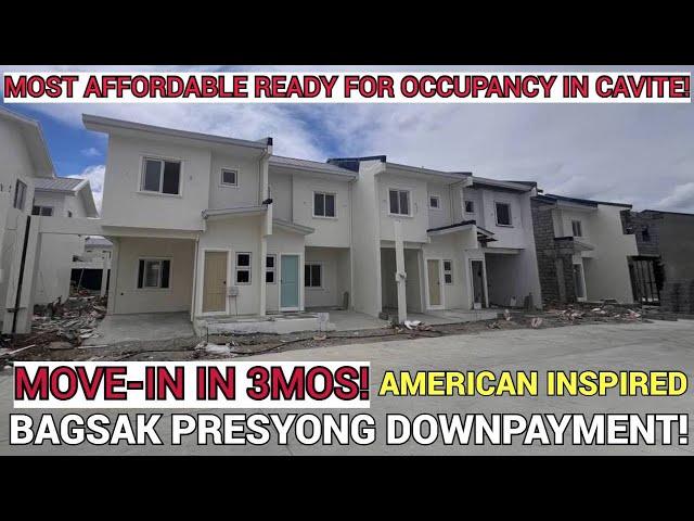 Ready for occupancy 40min fr NAIA & PITX Complete finish w/tiles Pleasantfields Kennedy townhouse