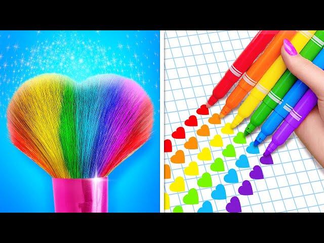 BEST DRAWING HACKS That Will Make You Level 100 Master | Painting Trick and Hacks by 123 GO!