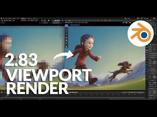 BLENDER 2.83 - VIEWPORT DENOISING HAS ARRIVED!