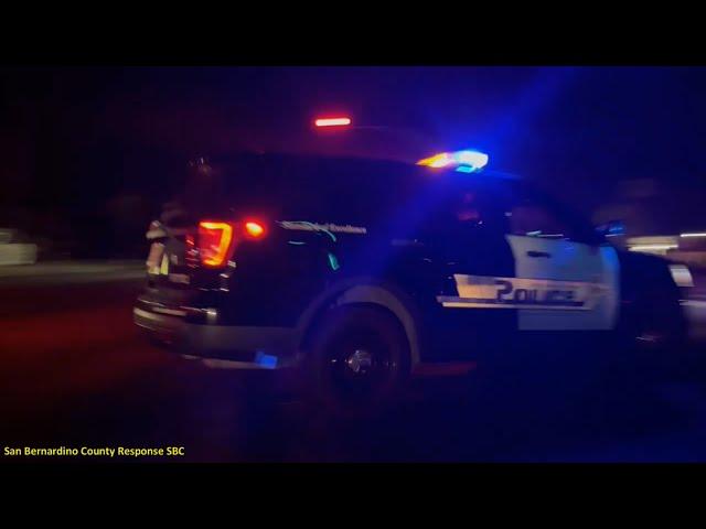 San Bernardino PD Responding To A Gunshot Victim