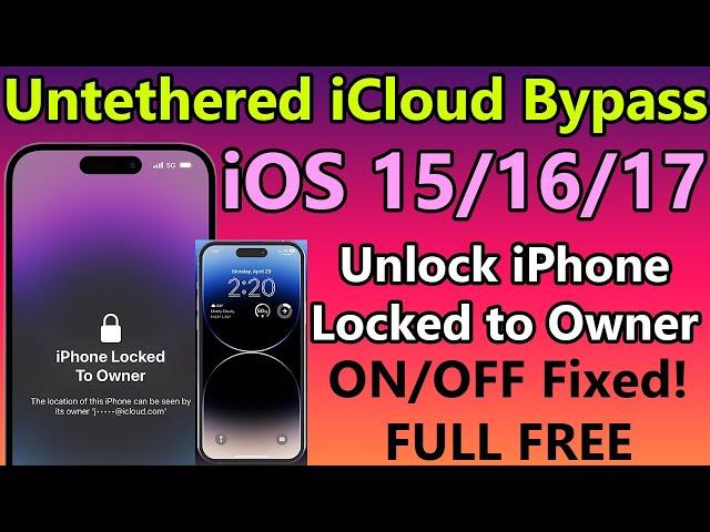 How to iCloud Bypass iOS 15/16/17 in Full FREE | Unlock iPhone Locked to Owner | 100% Working Method