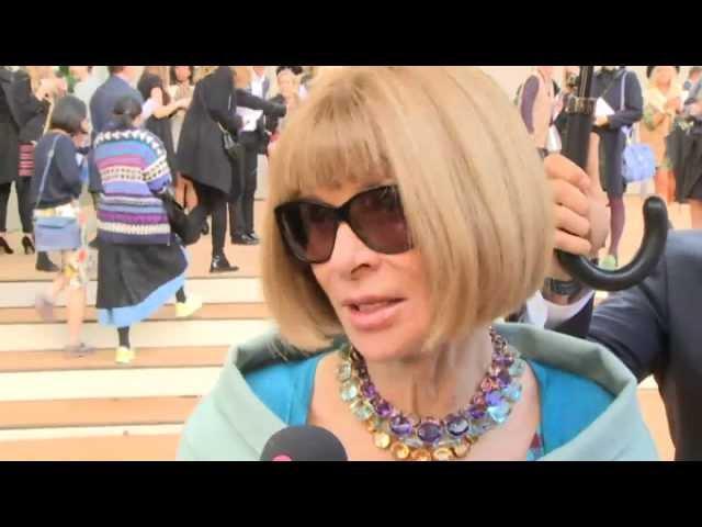 Anna Wintour interview at Burberry show: American Vogue editor on how to feel good about yourself