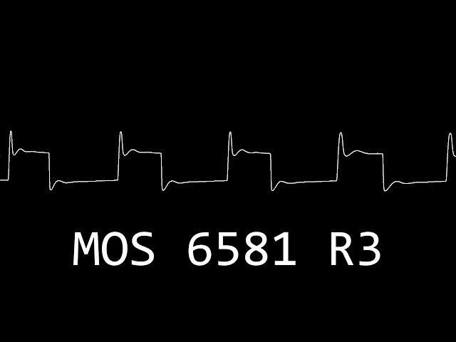 Oscilloscope Comparison of 4 Different SID Chips (Real SID Recordings)