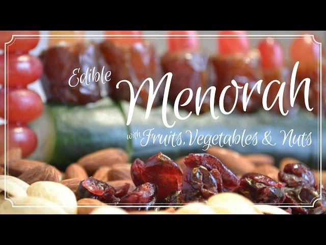 Healthy Chanukah Recipe: Edible Menorah