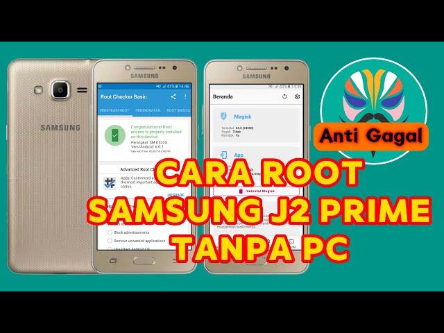 Cara root samsung J2 Prime tanpa PC anti bootloop anti gagal tanpa hilang data