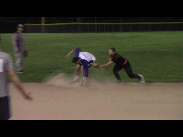 Indeed Lightning vs NBC Sports - Coed Softball Fall League - Video Highlights - September 26, 2017