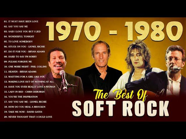 Soft Rock Songs 70s 80s 90s Full Album  Rod Stewart, Phil Collins, Bee Gees, Queen, Led Zeppelin