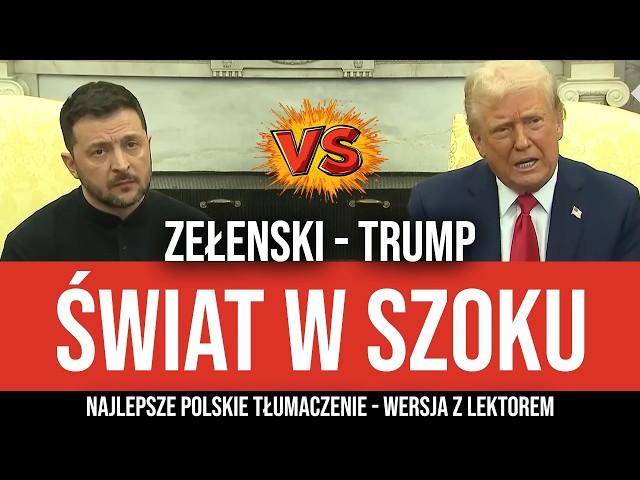 Największa awantura w historii?! TRUMP vs ZEŁENSKI po polsku (najlepsze tłumaczenie)