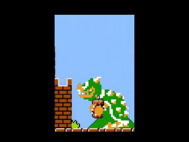 When Bowser rigged the castle!   #shorts