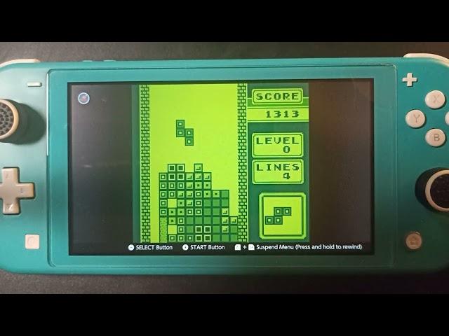 Tetris Switch Online Nintendo Switch Lite Gameplay