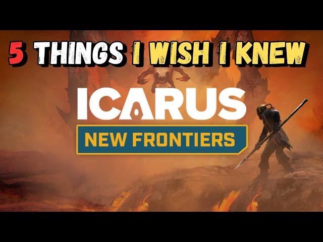 5 Things I Wish I Knew Before Exploring Prometheus | Icarus New Frontiers DLC (Part 1)