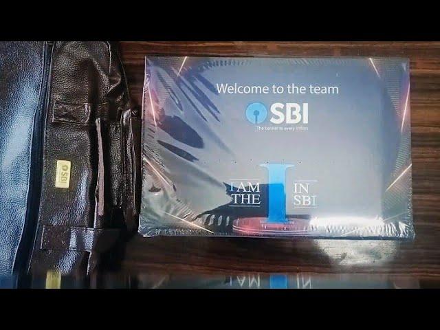 SBI new welcome kit 2024  #sbi #sbipo #sbiclerk #salary #gift