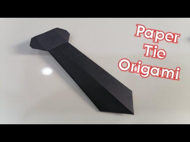 paper tie making | How To Make Paper Tie Easy | Origami Tie paper