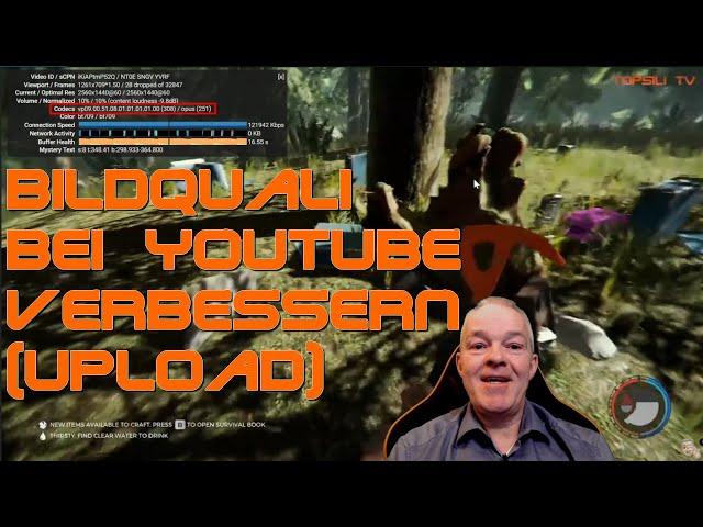 VP9 Codec statt AVC1 verwenden (bessere Bildqualität bei Youtube durch Upload-Optimierungen).