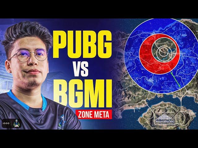 IMPORTANT: ZONE META DIFFERENCE BETWEEN GLOBAL ( PUBG MOBILE ) vs INDIA ( BGMI )