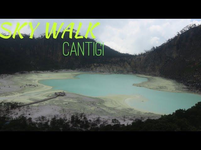 Pesona Keindahan Kawah Putih Dari Ketinggian (Sky Walk Cantigi)