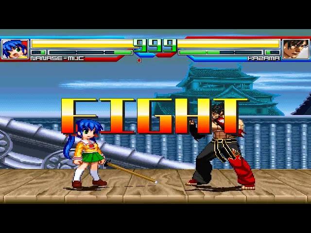 NICK54222 MUGEN: Rumi Nanase (me) VS Jin Kazama (CVS Artist)