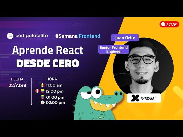 Taller de React desde 0 con un Frontend Senior