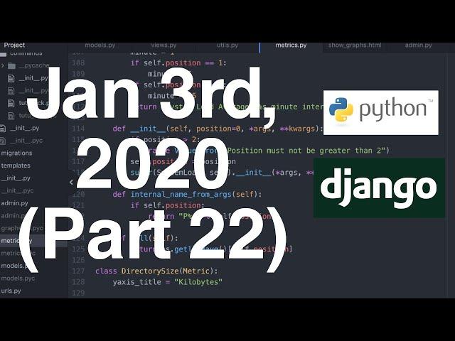 Python/Django live coding - bunch of small fixes (Part 22)