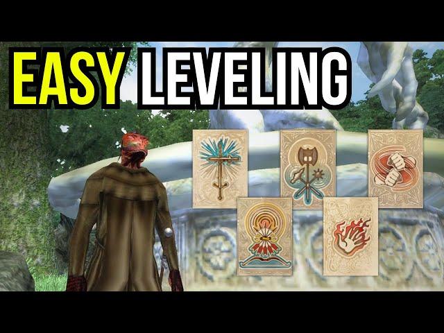 Oblivion's EASIEST Way to Level Combat Skills