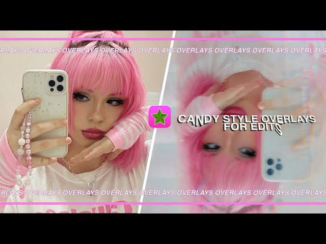 candy style/ soft overlays for edits | overlays