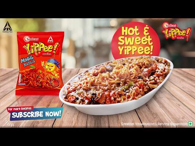 Sweet and Spicy Noodles Recipe - Yippee Instant Noodles Recipe | Sunfeast YiPPee!