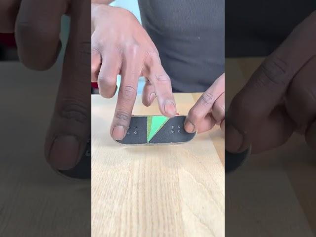 How to Ollie on a fingerboard. #shorts #tutorial #tutorials