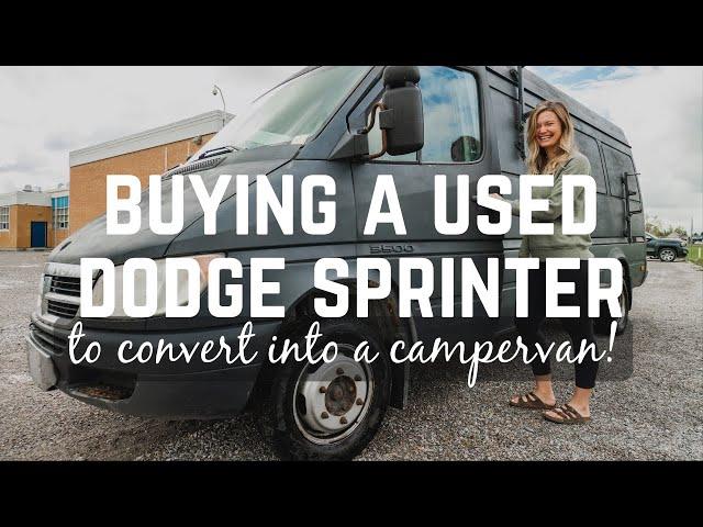 Buying a Sprinter Van for Conversion: What to Look For & How to Find One!