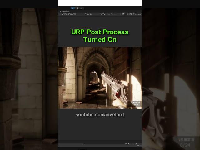 Post Processing in Unity URP #unity #unitytechnologies #unity3d