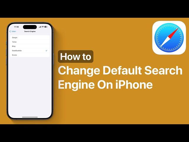 How To Change Search Engine In Safari On iPhone or iPad | iOS 18