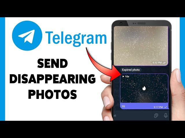 How To Send Disappearing Photos On Telegram 2024 | Send Self Destructing Picture Message In Telegram