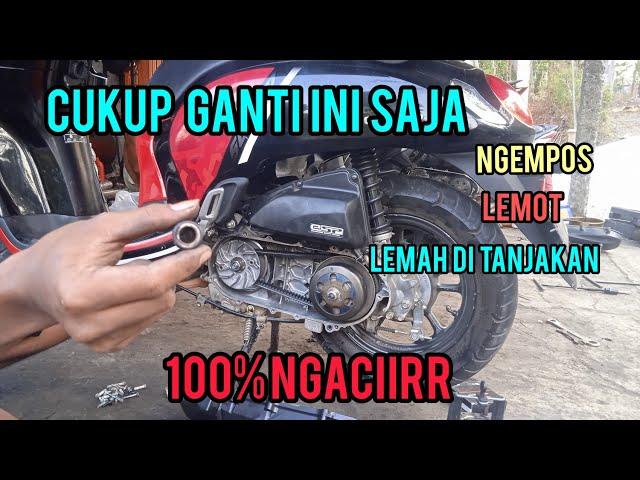 CARA MODIFIKASI KIRIAN METIC||Scoopy 2021 ngempos tidak kuat nanjak