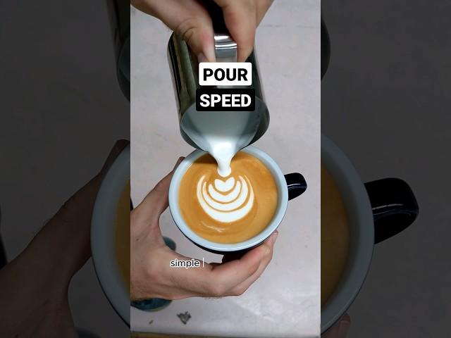 ARE YOU POURING TOO FAST? #latteart #coffee #crema #homebarista