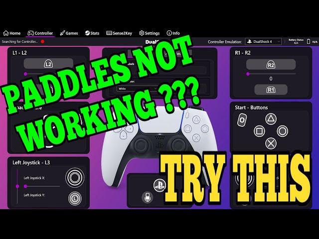 How to use your Dualsense Edge paddles on PC !!!