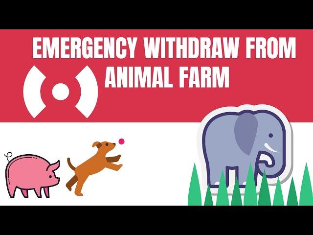 Emergency Withdraw From Animal Farm Paused Contracts