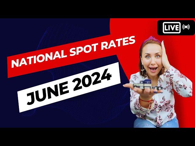 National Freight Spot Rates June 2024 #dispatchtraining #dispatchtrucks #dispatchtrainingcenter