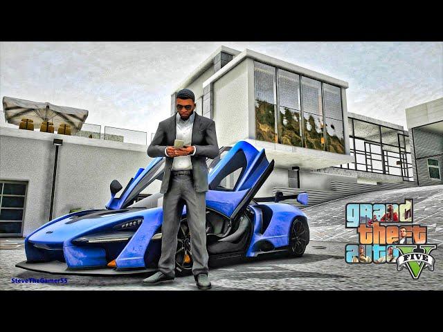 Billionaire's New Mansion in GTA 5|  Let's Go to Work| GTA 5 Mods| 4K