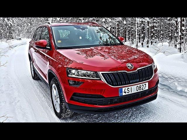 Почему ВСЕ ХОТЯТ Шкоду КАРОК? ПЕРВЫЙ тест и обзор 2018. Skoda 4x4 Winter Experience ч.1