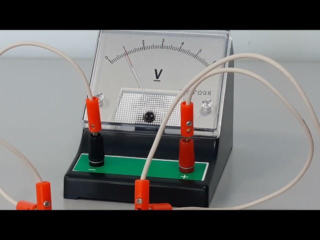 Измерение напряжения на различных участках электрической цепи