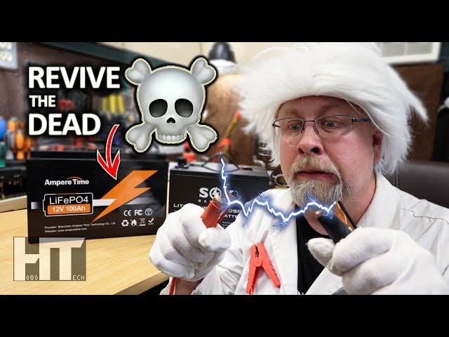 3 Ways To JUMP Start And WAKE A DEAD Lithium LiFePO4 Battery FAST!