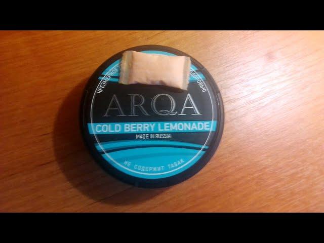 Обзор на снюс arqa cold berry lemonade