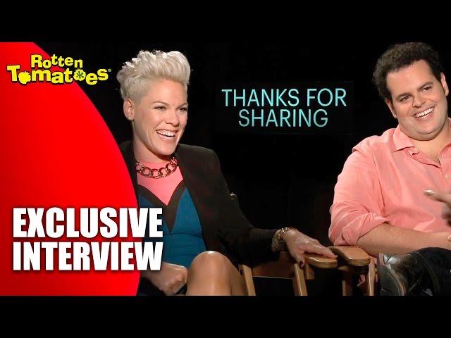 Pink and Josh Gad - Exclusive 'Thanks for Sharing' Interview (2013)