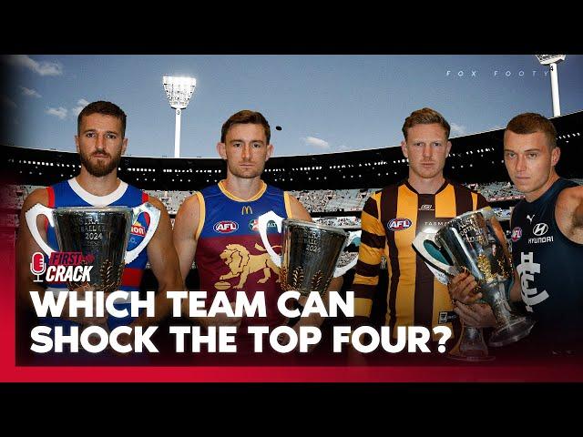 Which team outside the Top 4 is set to make a deep run in September?  I First Crack I Fox Footy