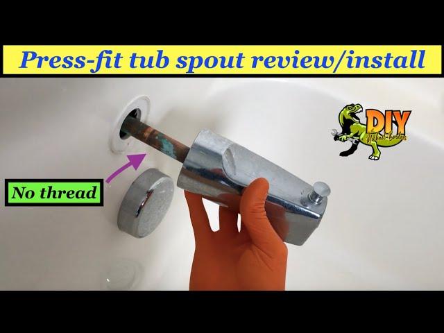 Moen Slip-fit tub spout install review - DIY