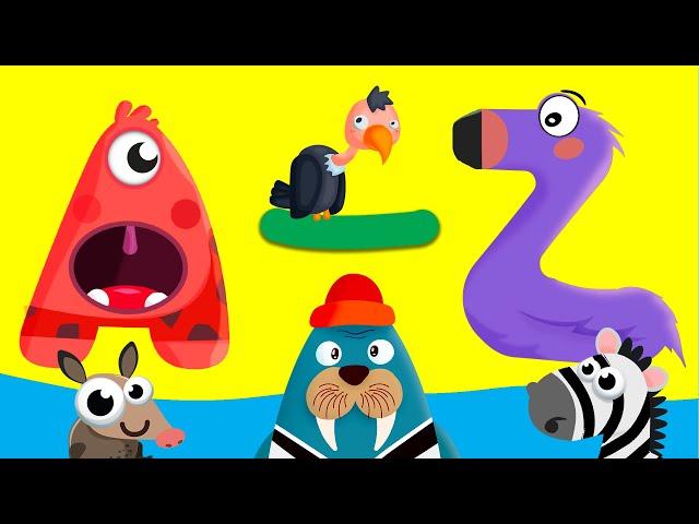 A to Z Alphabet Animals | Learn to Read with Ellie