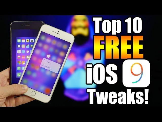 Top 10 BRAND NEW FREE iOS 9 Cydia Tweaks - Part 2!