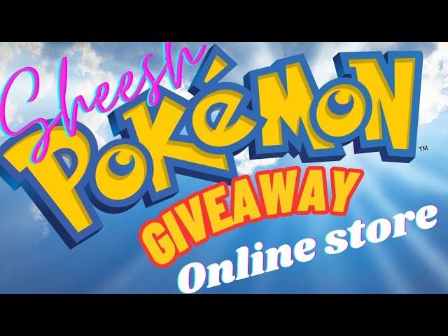 Giving Pokémon Cards Away for FREE! + Online shop