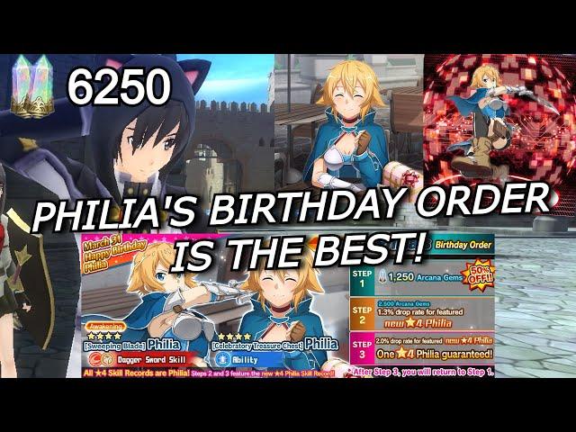 [SAOIF] @Ogrelink DO NOT WATCH PLS | Philia's Birthday Order 2023 | 1 Rotation | 6250 AG