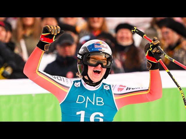 SKI - Emma Aicher ouvre son compteur sur la descente de Kvitfjell