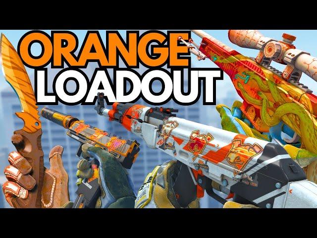 BEST ORANGE Inventory for CS2! (BUDGET Orange Skins Themed Loadout)